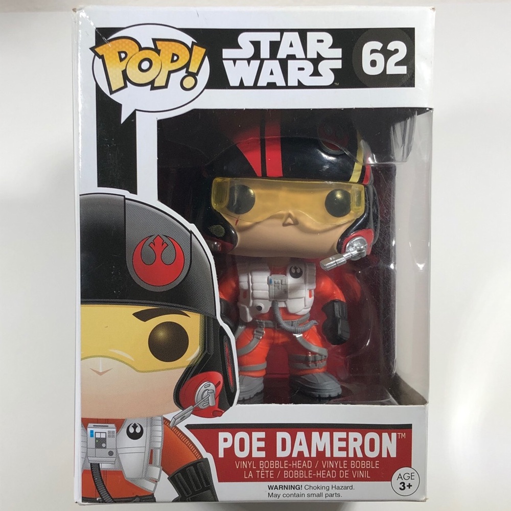 ‼️PRICE DROP‼️ Funko POP Star Wars TheForceAwakens PoeDameron #62